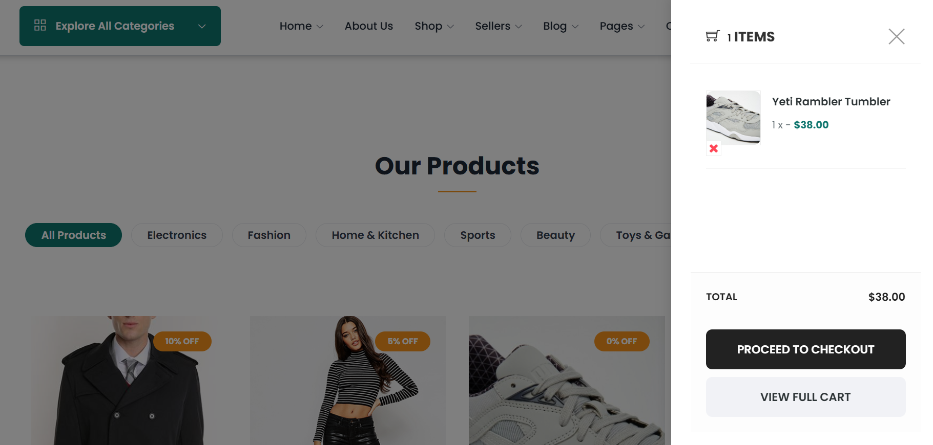 Free Ecommerce website With All Functionality
